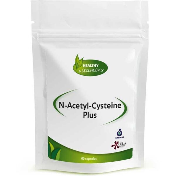 N-Acetyl-Cysteïne Plus | 60 vegan capsules | vitaminesperpost.nl