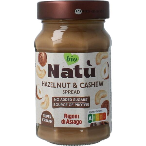 Natu hazelnoot cashewpasta bio