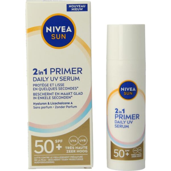 Nivea Sun uv primer serum face
