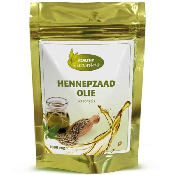 Hennepzaadolie | 60 capsules | Vitaminesperpost.nl