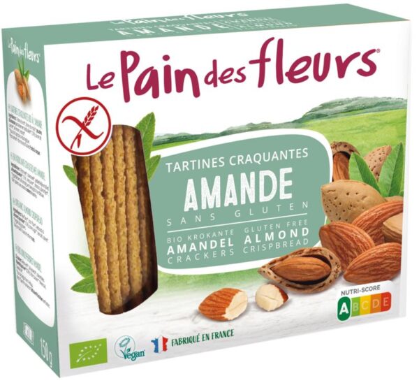 Pain Des Fleurs Crackers met amandel bio