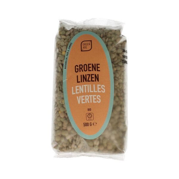 GreenAge Groene Linzen 500 gram