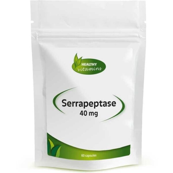 Serrapeptase | 40 mg | 60 capsules | Vitaminesperpost.nl