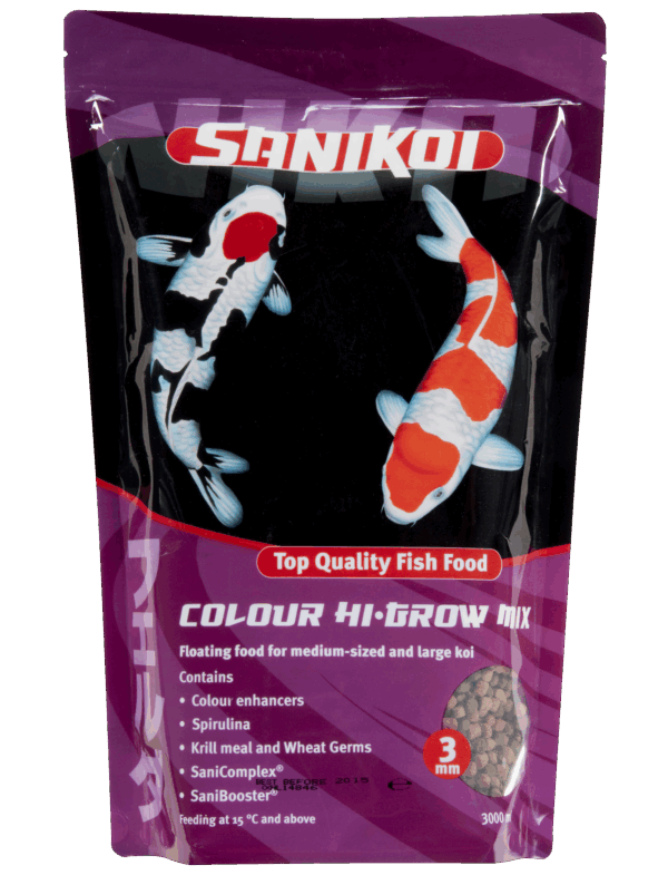SaniKoi Colour Hi-Grow Mix 3 mm - 3000 ml