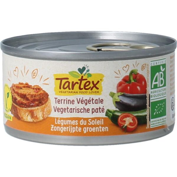 Tartex Pate zongerijpte groente bio