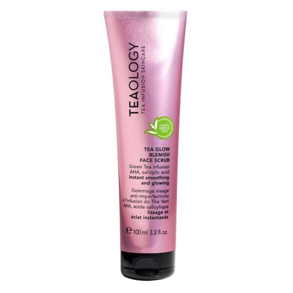 Teaology Tea glow blemish face scrub