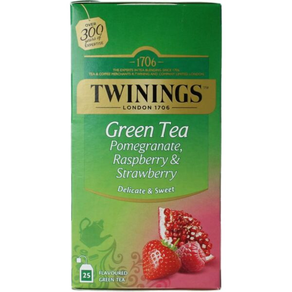 Twinings the vert pomegran raspb strawb