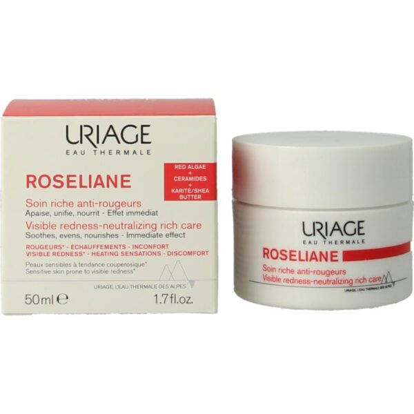 Uriage Roseliane rijke creme anti rouge