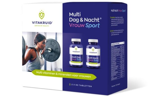 Vitakruid Multi dag & nacht vrouw sport 2 x 90