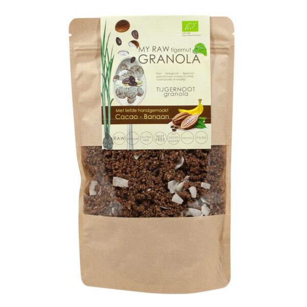 Vitiv Tijgernoot granola choc banaan bio
