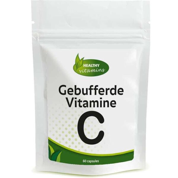 Gebufferde Vitamine C | 60 vegan capsules | Vitaminesperpost.nl