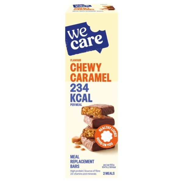 Wecare bars chewy caramel