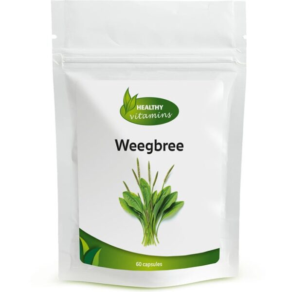 Weegbree | 60 capsules | Vitaminesperpost.nl